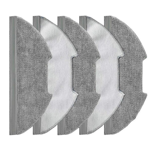 5PCS Replacement Part Accessories Fit for E10s Robot Vacuum Cleaner 5 Mop Pads