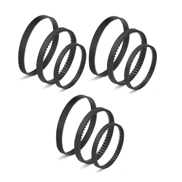 9pcs Replacement Belt Set for ProHeat 2X Revolution Carpet Cleaner 1986, 1964, 2007, 2007P Series