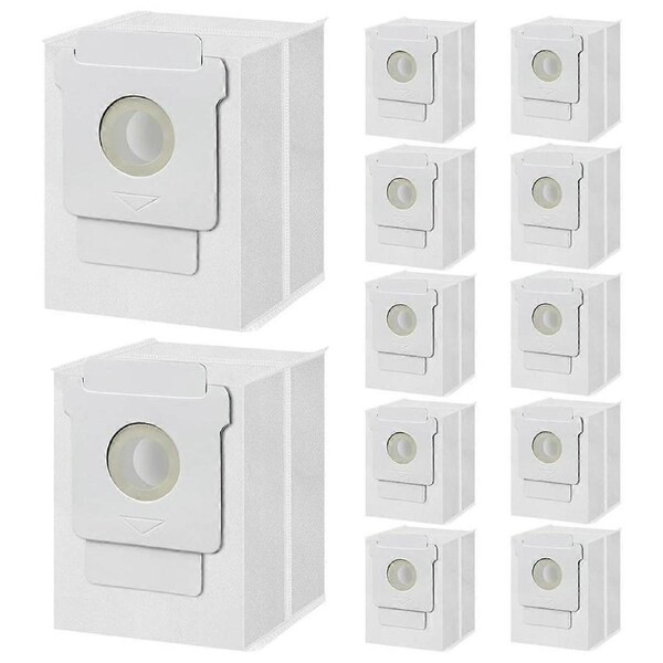 12PCS Replacement Vacuum Bags for I7, I7+,I3, I3+, I8, I8+, I4, I4+, I6, I6+, J7 Dirt Disposal Dust Bags