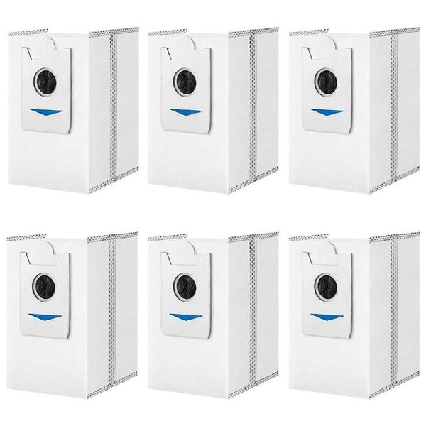 6PCS Dust Bags for X5 Pro/ X5 Omni/ X2 Omni/ X2/ X2 Pro/ DEX86 Robot Vacuums Cleaner Replacement Parts
