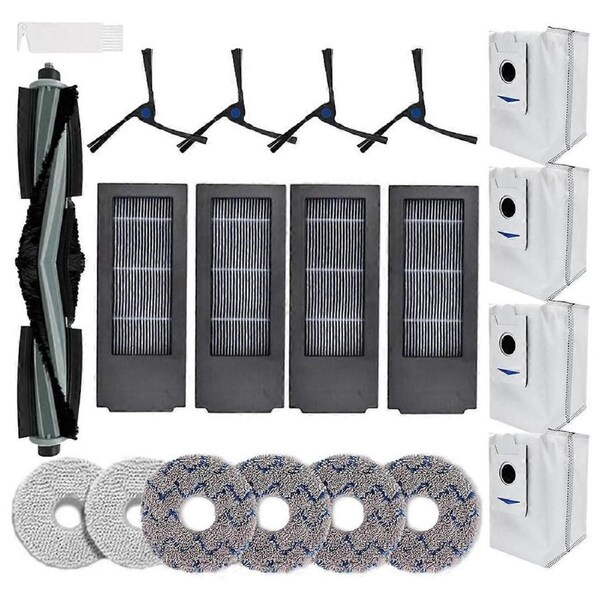 For X2 Omni/ X2/ X2 Pro/ DEX86 Vacuum Cleaner Main Side Brush HEPA Filters Mop Cloth Dust Bags