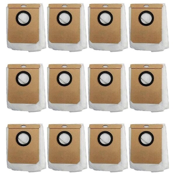 12 Pack Dust Bags for Home 10000, 8090 Ultra, 9090 AI, for L50 L60 , Vacuum Cleaner Dust Bag Replac