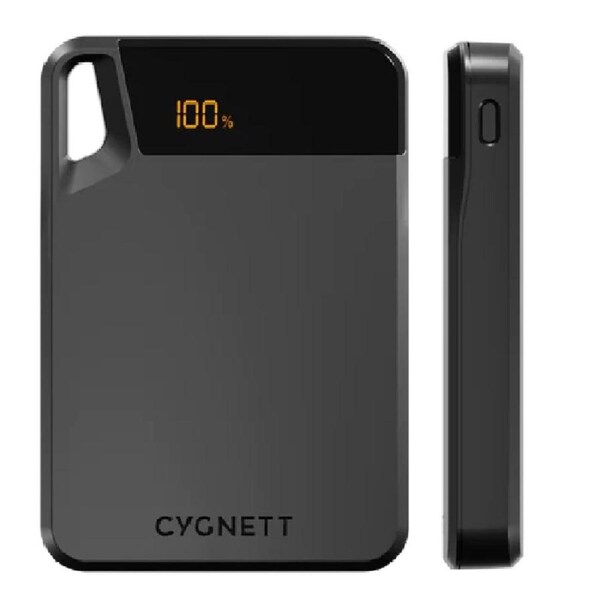 Cygnett ChargeUp Boost 5K mAh Power Bank - Black ,2 Years Warranty
