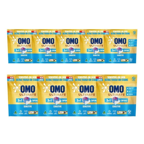 Omo Ultimate 3in1 Sensitive Laundry Capsules - 252 Tabs