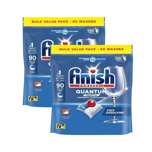 Finish Quantum Dishwasher Tablets - 180 Tabs