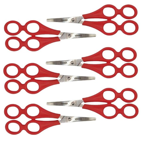 Tacco Therapeutic Scissors - Training Educational Scissors - 6PK 3y+