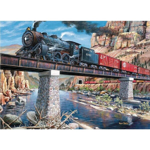 Cobble Hill - Stone Steel & Steam Puzzle 1000pc