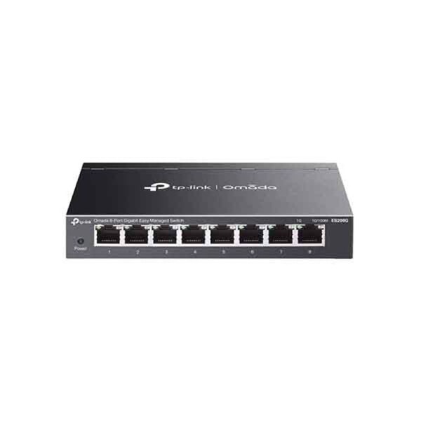 TP Link Es208G Omada 8 Port Gigabit Easy Managed Switch Flow Control