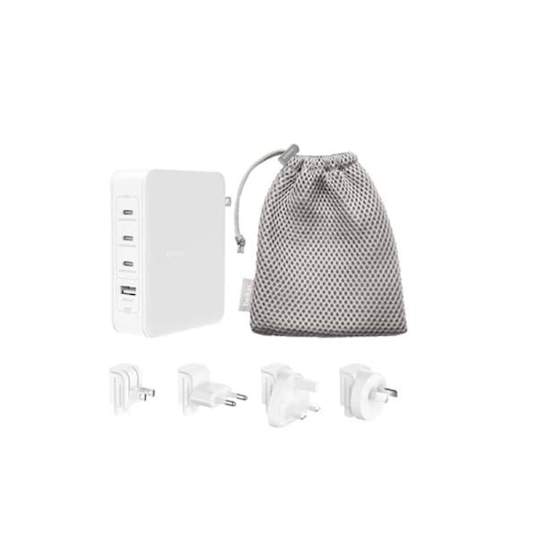 Belkin Boostcharge Pro 140W Usb C 4 Port Gan Wall Charger White