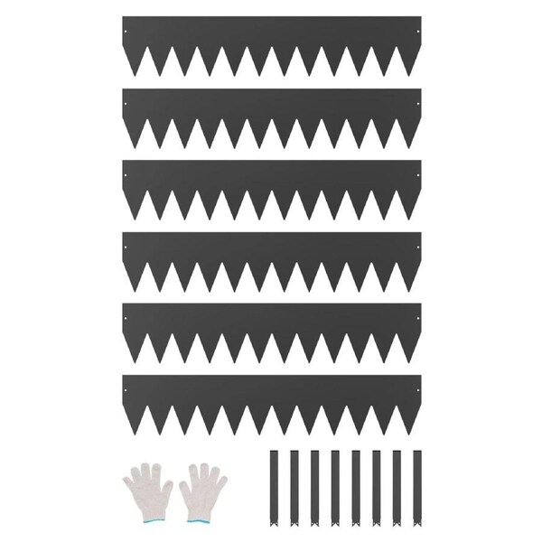 Steel Landscape Edging 6 Pack – 100x20cm Rust-Resistant Garden Border Edging