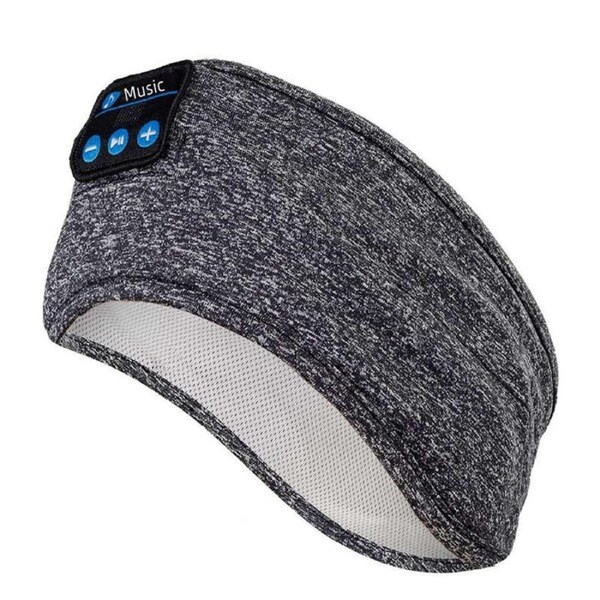 JOYBUY Grey Bluetooth Music Headphones Hands-Free for Sleeping & Workout