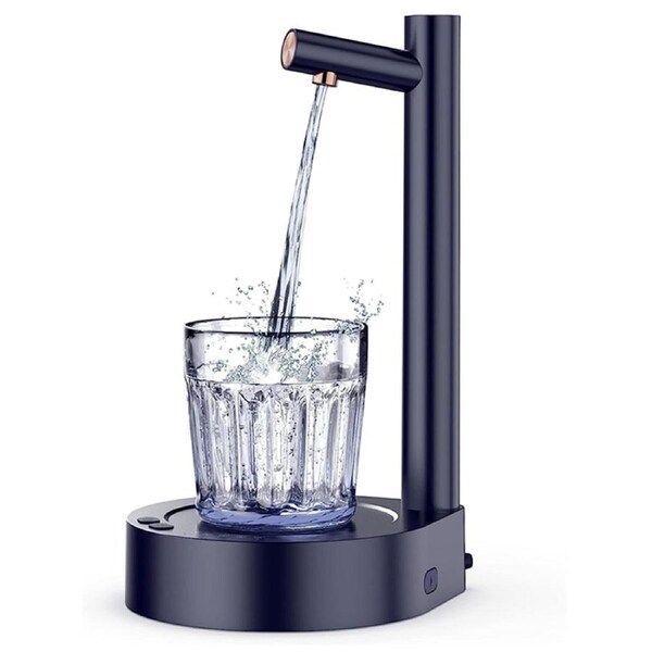 JOYBUY Portable Desktop Electric Water Bottle Dispenser Pump – White