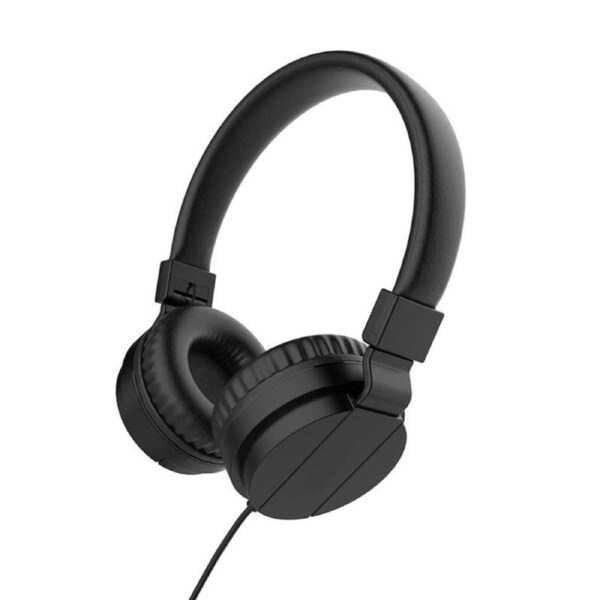 JOYBUY GS778 Black Lightweight Foldable Wired Stereo Headphones for Kids & Adults
