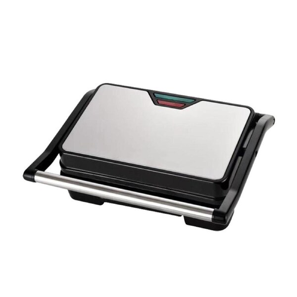 JOYBUY 4-Slice Sandwich Cafe Press 2100W – Non-Stick Flat Plates with Floating Hinge & Lid Lock