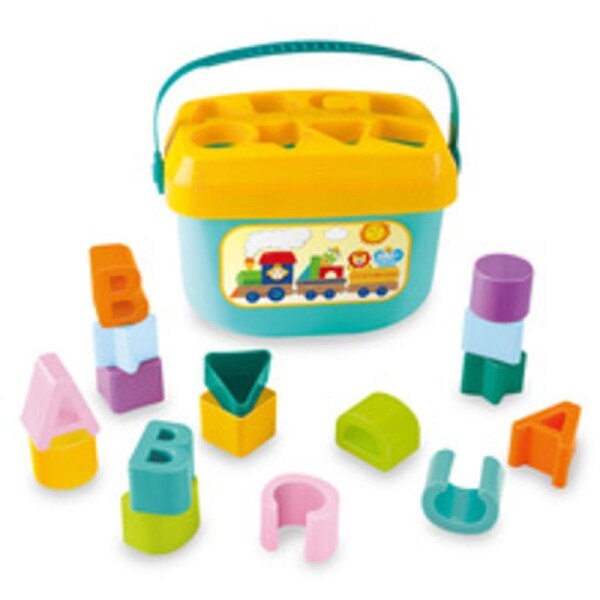 JOYBUY 10-Piece Stacking & Sorting Shape Building Blocks – Toys for Kids 6 Months+