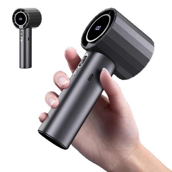 JOYBUY Mini Portable Turbo Handheld Fan Adjustable Speed Battery Operated