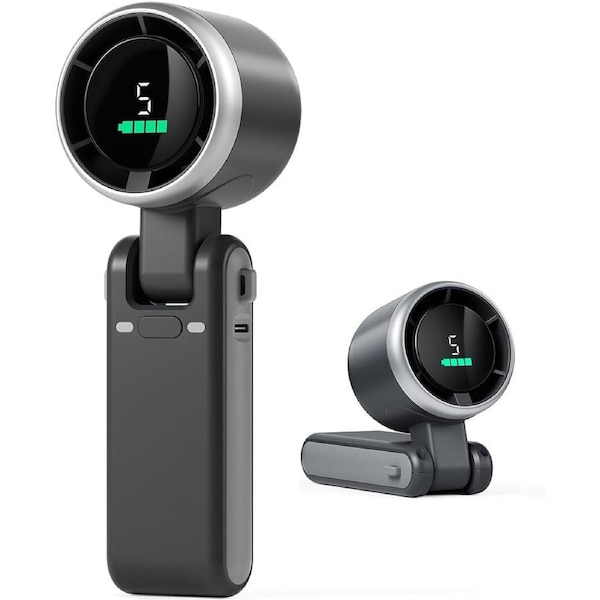 JOYBUY Portable Mini Turbo Fan Handheld 5-Speed Adjustable Personal Fan