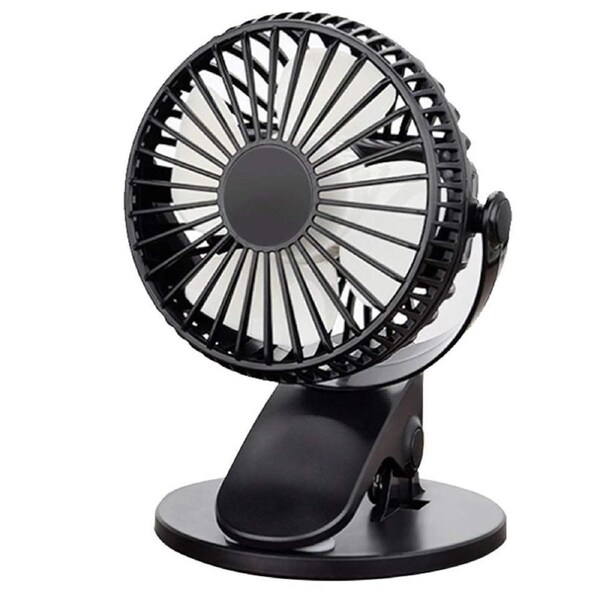 JOYBUY Portable 360° Clip-On USB Fan for Desk Pram Car Stroller Travel Use