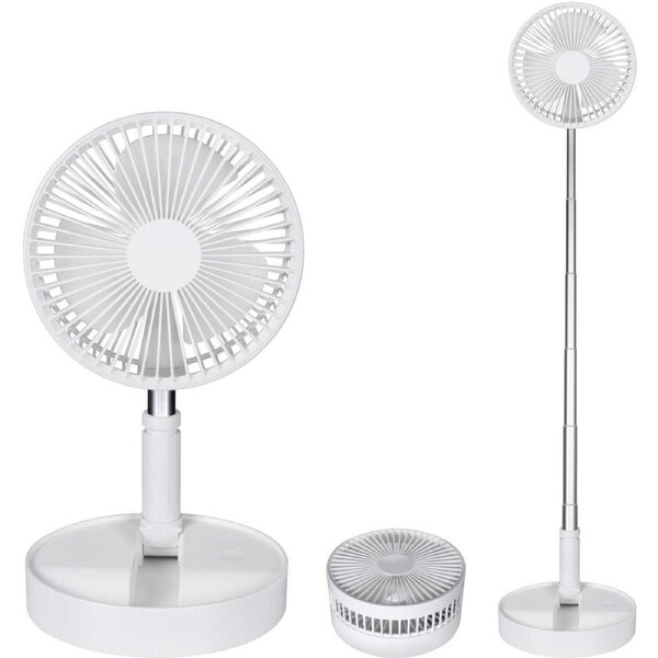 JOYBUY FOHOA 7200mAh Rechargeable Desk Fan Freestanding Portable Fan