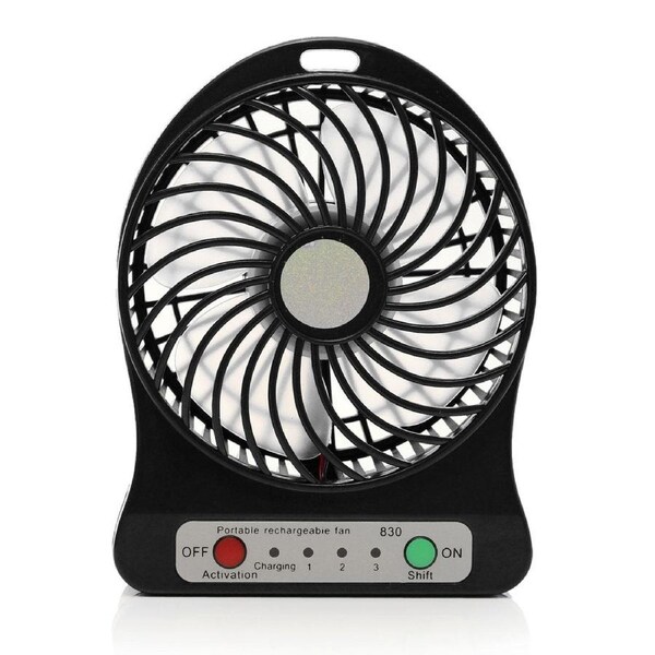 JOYBUY Mini USB Handheld Fan 18650 Rechargeable with 3 Speed Modes