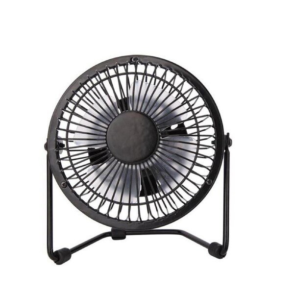 JOYBUY 4 Inch Mini USB Quiet Table Fan Rechargeable Electric Cooler for Home Office Travel