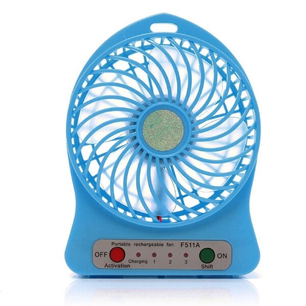 JOYBUY Mini USB Rechargeable Handheld Fan 18650 Battery with 3 Speed Modes