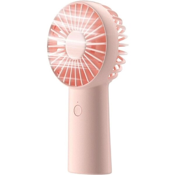 JOYBUY JISULIFE Pink Handheld Fan 4000mAh USB Rechargeable Pocket Fan with 3 Speeds