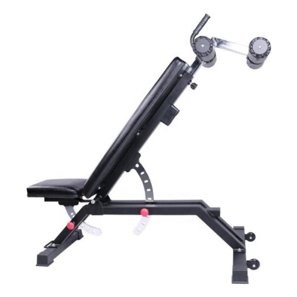 Adjustable FID Bench + Sit-Up Attachment - Commercial Grade