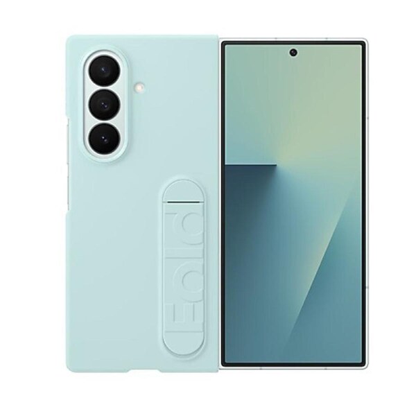 Samsung Silicone Stand Case for Galaxy Z Fold7 - Mint