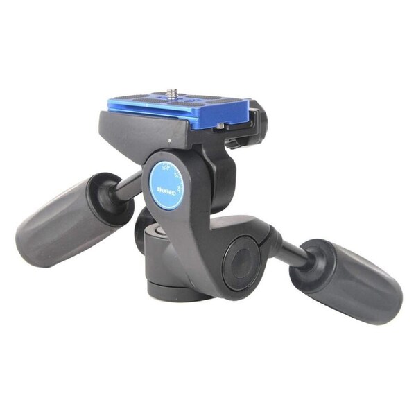 Benro HD1A 3-Way Pan Head Arca-Swiss Pull/Twist Security Tripod Accessory Black