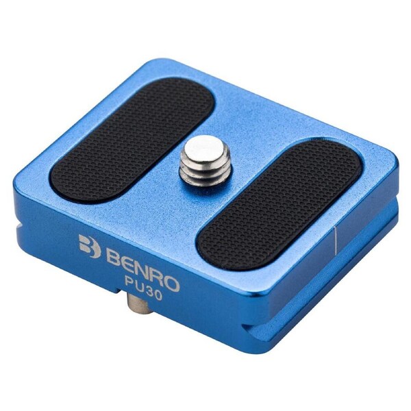 Benro PU30 Arca-Swiss Style QR Plate Tripod Camera Mount Accessory Blue