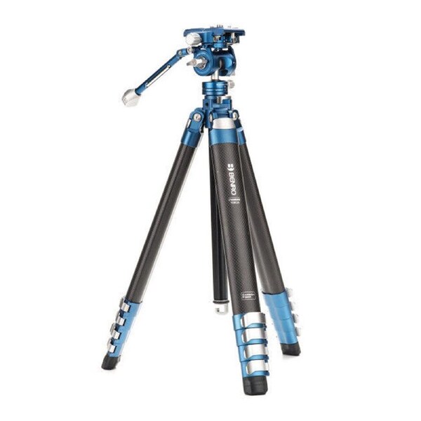 Benro Cyanbird Carbon Fibre Tripod w/ FS20PROC501 Head Camera Stand Mount Black