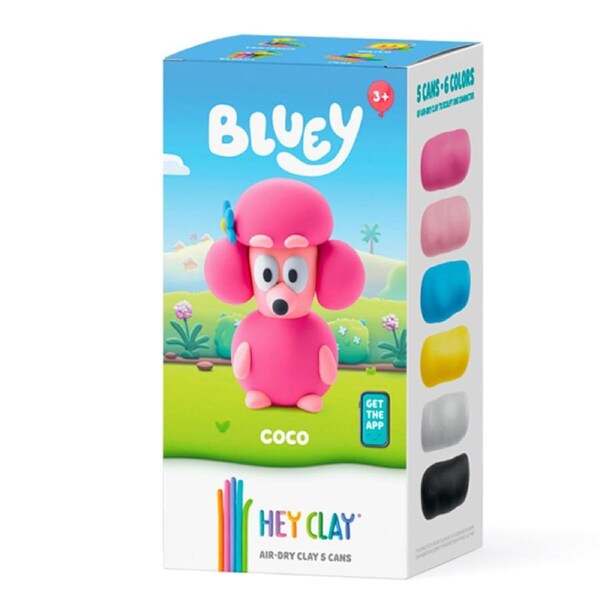 Hey Clay Bluey Single Character Coco Set