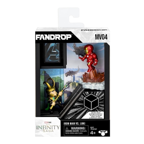 Fandrop Marvel MV04 Iron Man vs Loki 2 Figure Diorama
