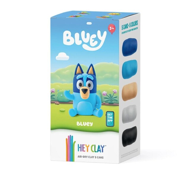 Hey Clay Bluey Single Character Bluey Set