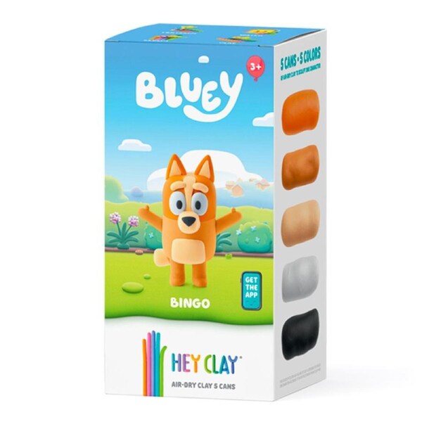 Hey Clay Bluey Single Character Bingo Set