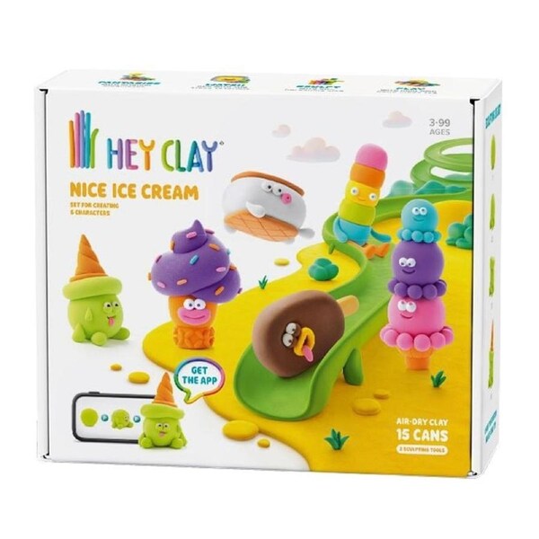 Hey Clay Nice Ice Cream Set