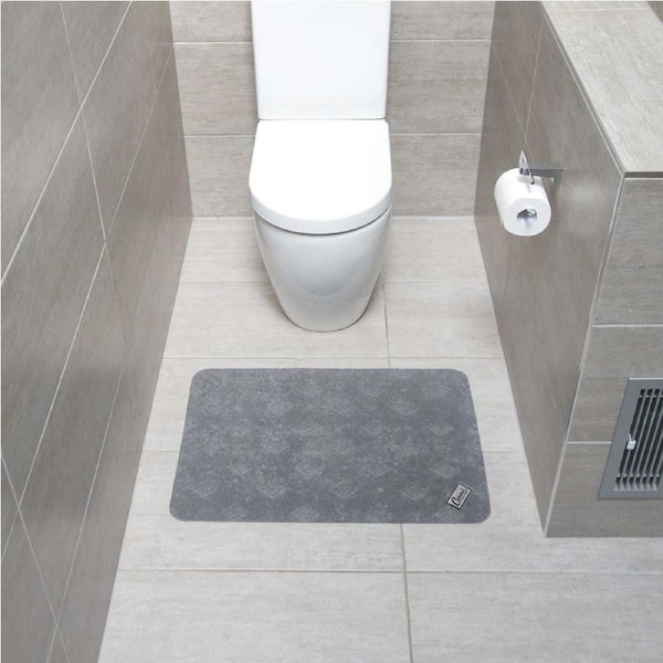 Conni Floor Mat - Compact - Grey - 2 PACK