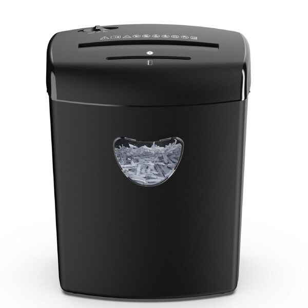 Advwin Paper Shredder Automatic Cross Cut P-4 Security, 10 Sheets, 21L Removable Bin, Paper/Credit Card Shredder for Home Office