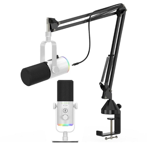 JOYBUY XLR/USB RGB Microphone for PC Gaming Podcast Streaming