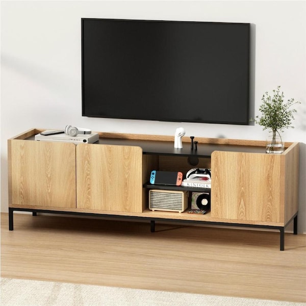 Artiss Entertainment Unit TV Cabinet Stand160cm Pine