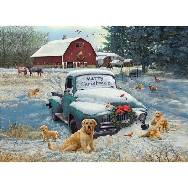 Cobble Hill - Merry Christmas Puzzle 1000pc