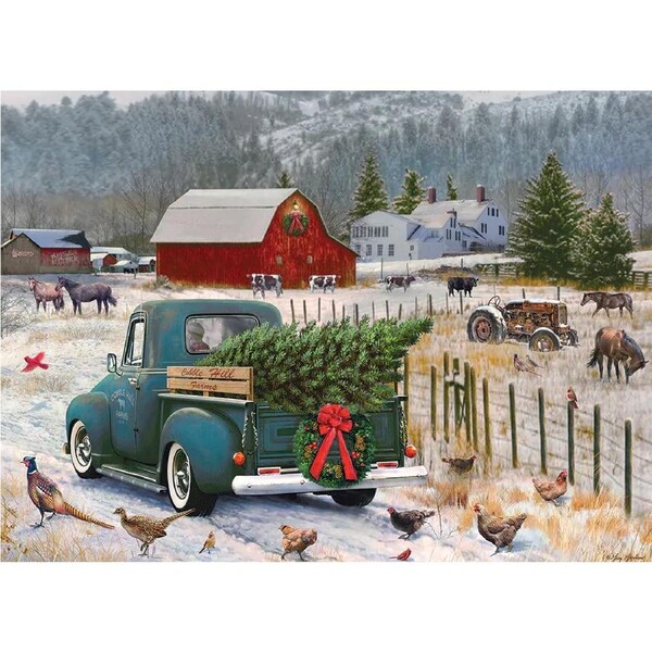 Cobble Hill - Home For Christmas Puzzle 1000pc
