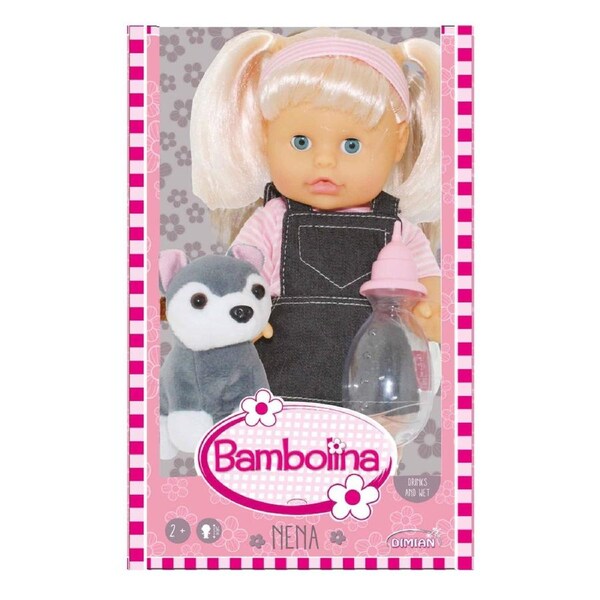 Bambolina Nena with Dog 36cm Doll