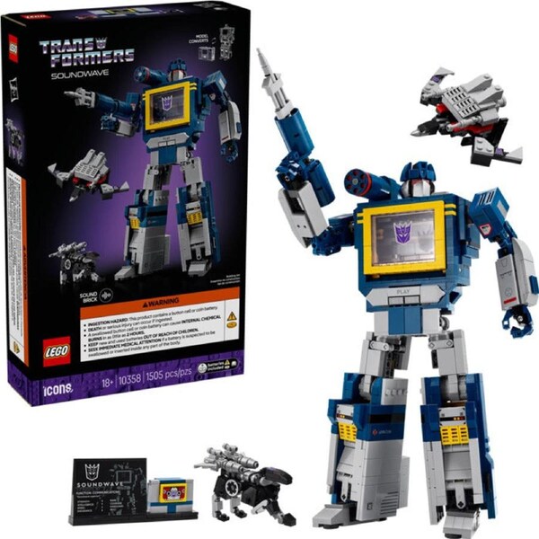 LEGO 10358 - Icons Transformers Soundwave