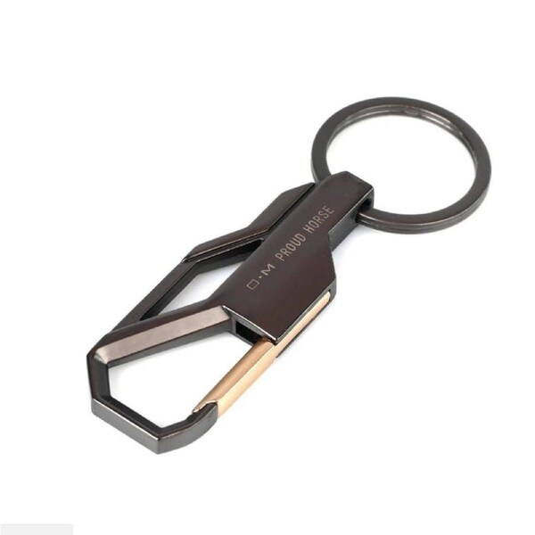 Stylish Metal Car Key Rings Keychain Holder Key Fob Chain Clip Accessory