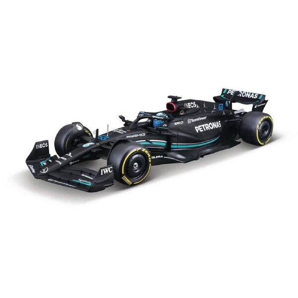 Bburago 2023 Racing Model Kit F1 Mercedes-AMG W14 #63 - Russell w/ Helmet 1:24