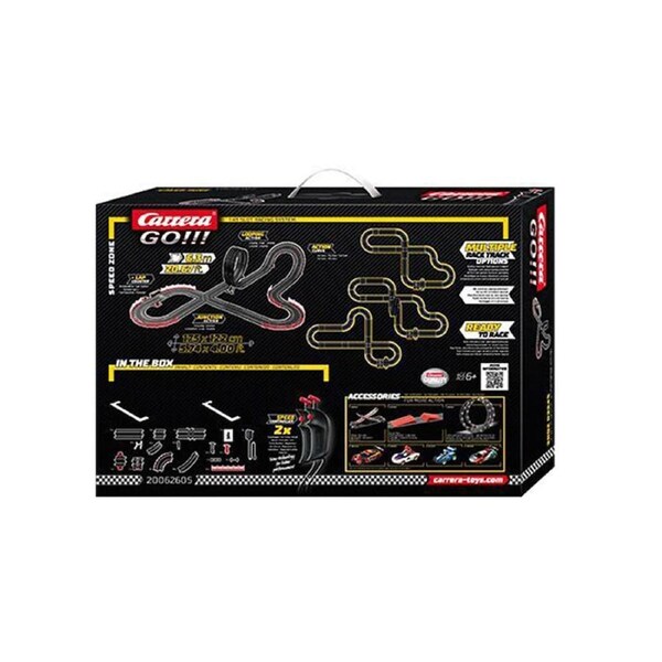Carrera Formula-1 Speed Zone Slot Car Race Track Set Childrens Toy 6.3m