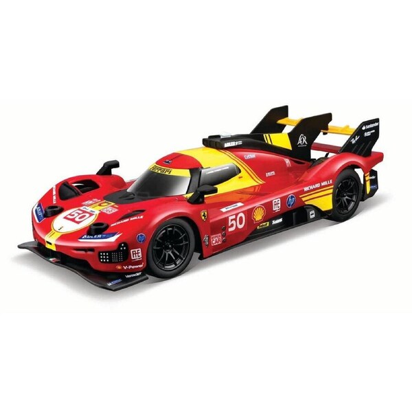 Maisto TECH Ferrari 499P #50 2024 Le Mans 24h Champion WEC RC Car 1:24 Red