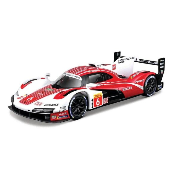 Maisto TECH Porsche 963 Penske #6 WEC Remote Control Car 1:24 Red/White